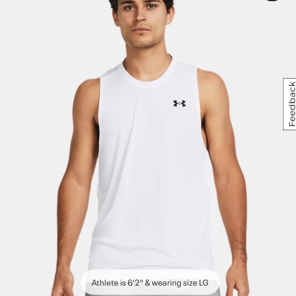 Under Armour White Tech Tank
